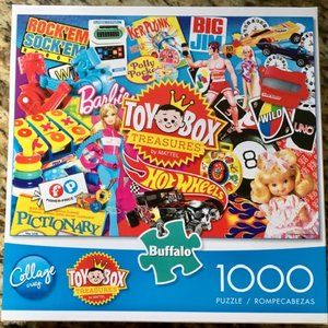 Buffalo Puzzle 1000 Toy Box Treasures by Mattel